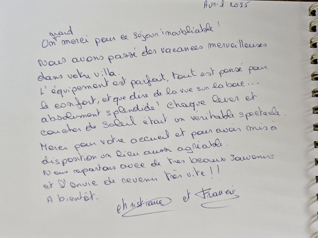 Livre d'or - Page 1